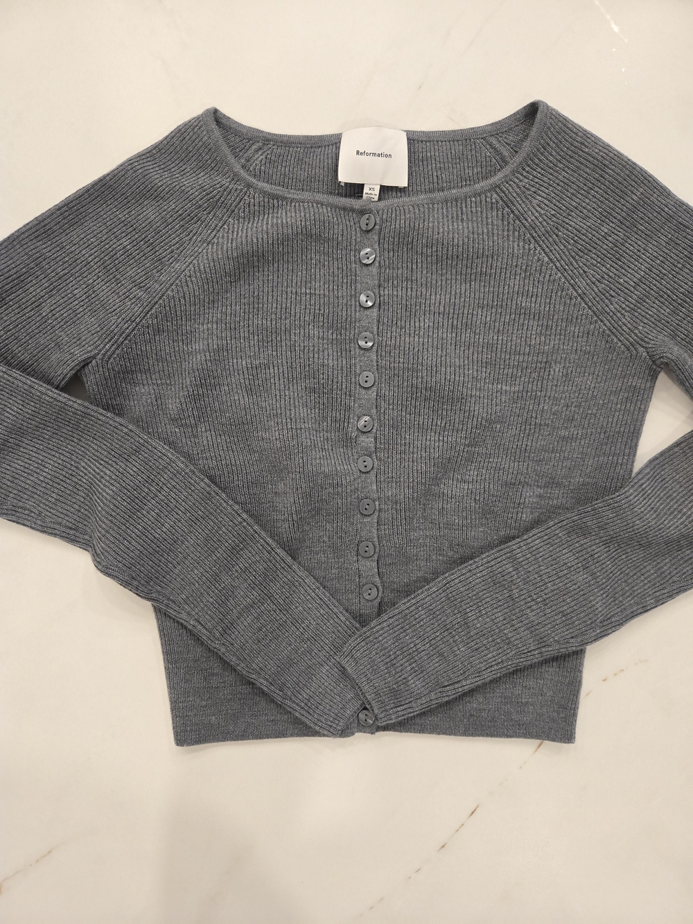 REFORMATION Meadow Regenerative Merino Cardigan - Picture 5 of 8